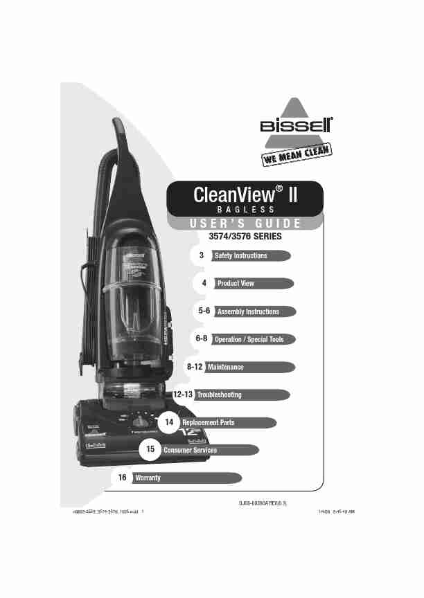 Bissell Vacuum Cleaner 3574-page_pdf